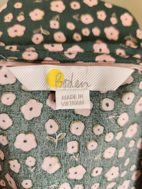 Boden Statement Peter Pan Collar Floral Button Down Shirt - Picture 8 of 13